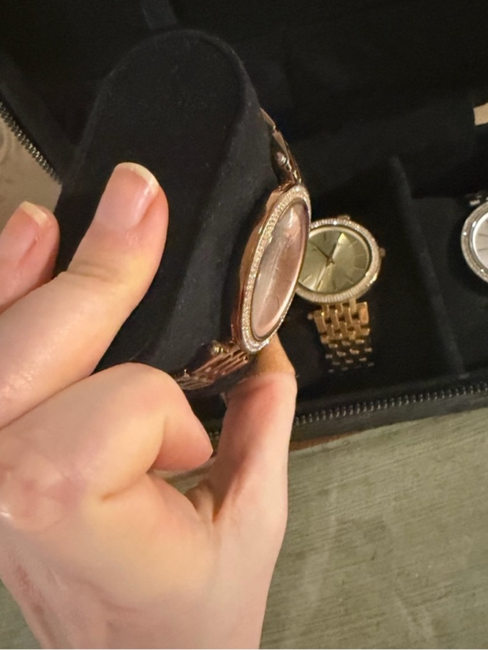 Michael Kors Rose Gold, Gold & Silver Trio Bracelet Watches - Picture 2 of 11